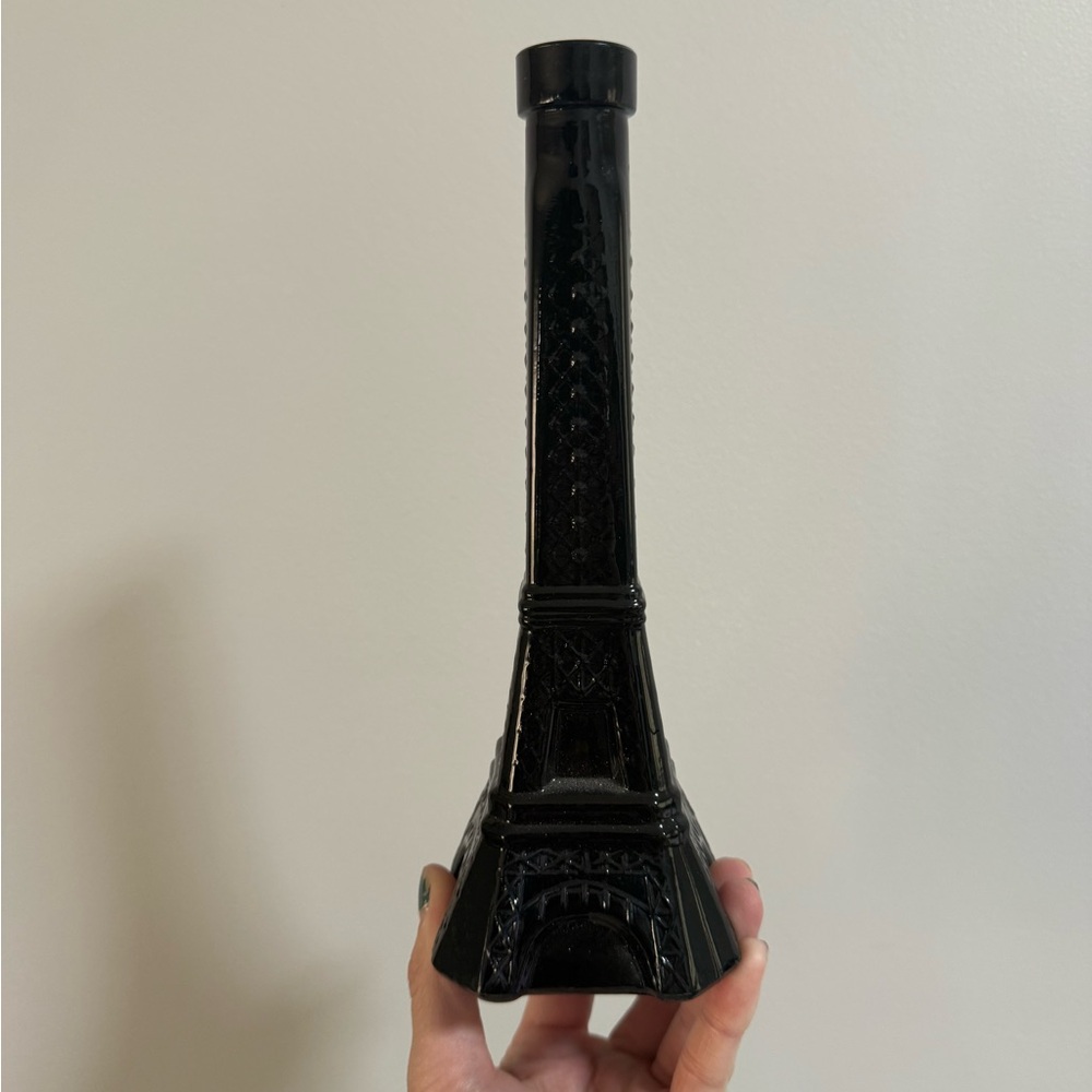 Vintage Black Eiffel Tower Vase